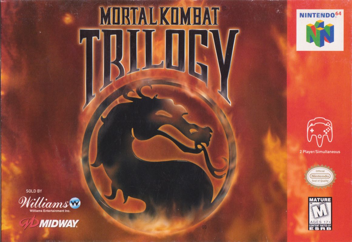 Mortal Kombat Trilogy box art for Nintendo 64